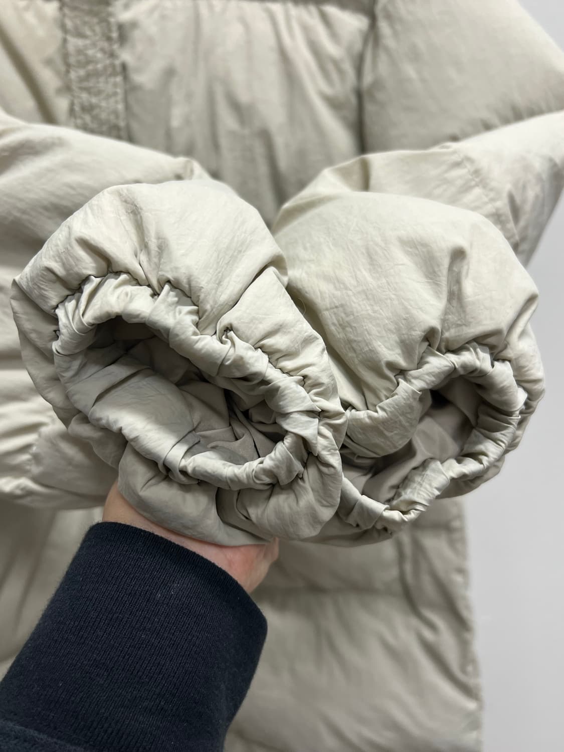 (38) 마리끌레르 우먼스 덕다운 롱패딩 베이지 상품이미지5