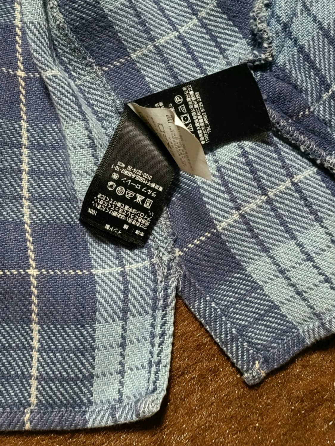 RRL 아우터 & 남방 블루체크(XL) 상품이미지7