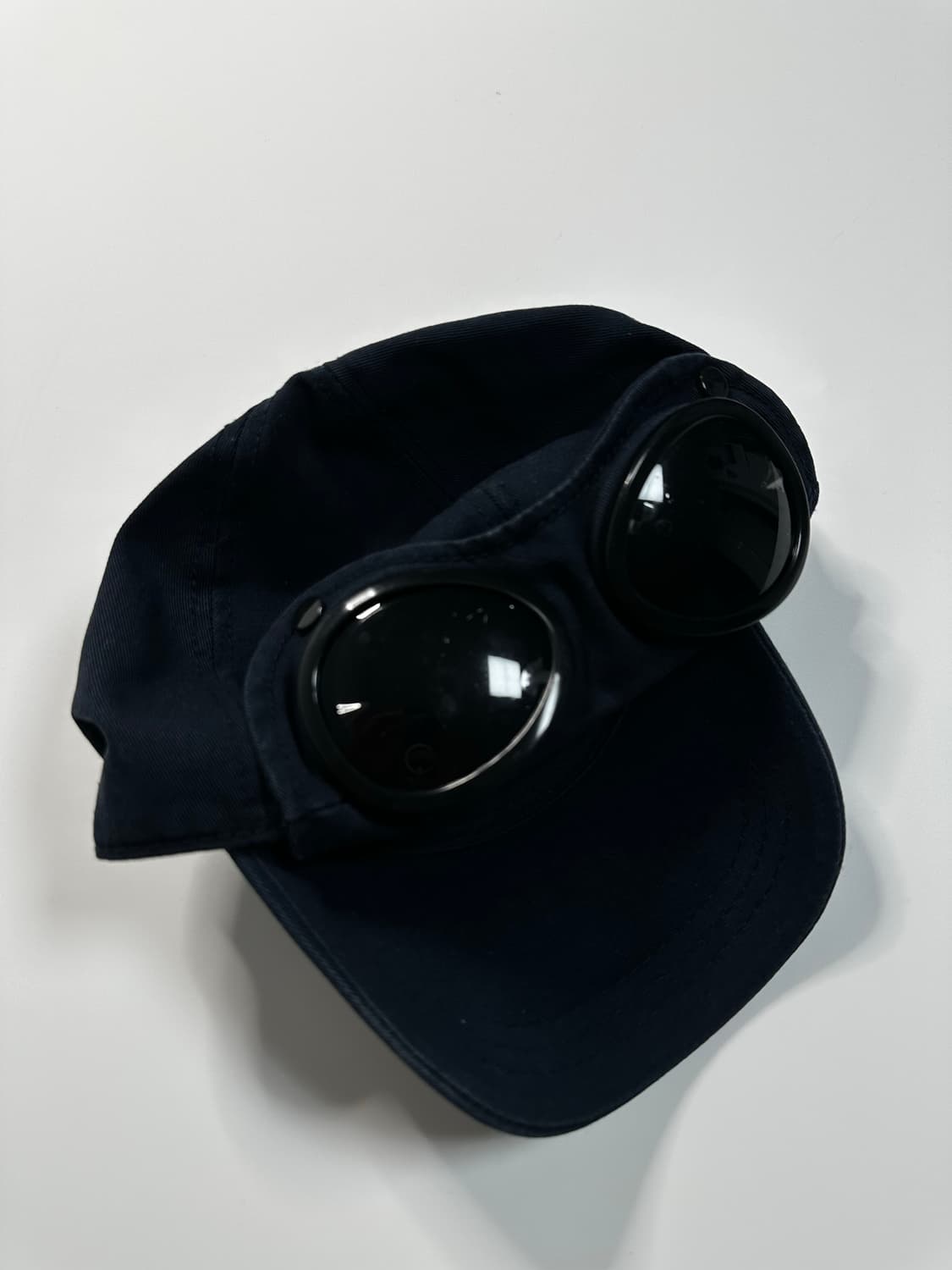 CP 컴퍼니 네이비 구형 고글볼캡 상품이미지2