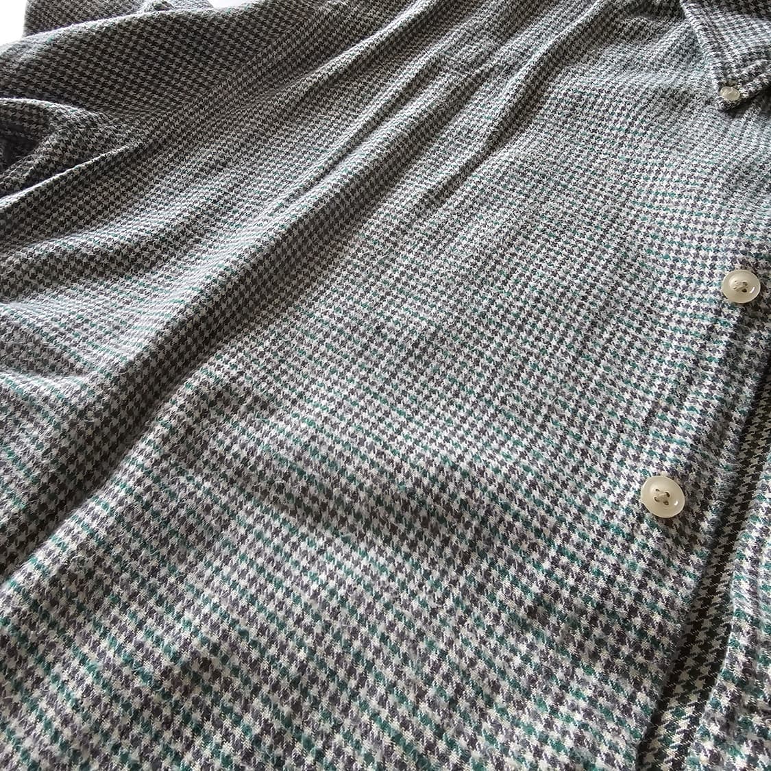 US M) 체감XL 105 폴로 랄프로렌 빈티지 셔츠 긴팔 그린 체크 상품이미지7