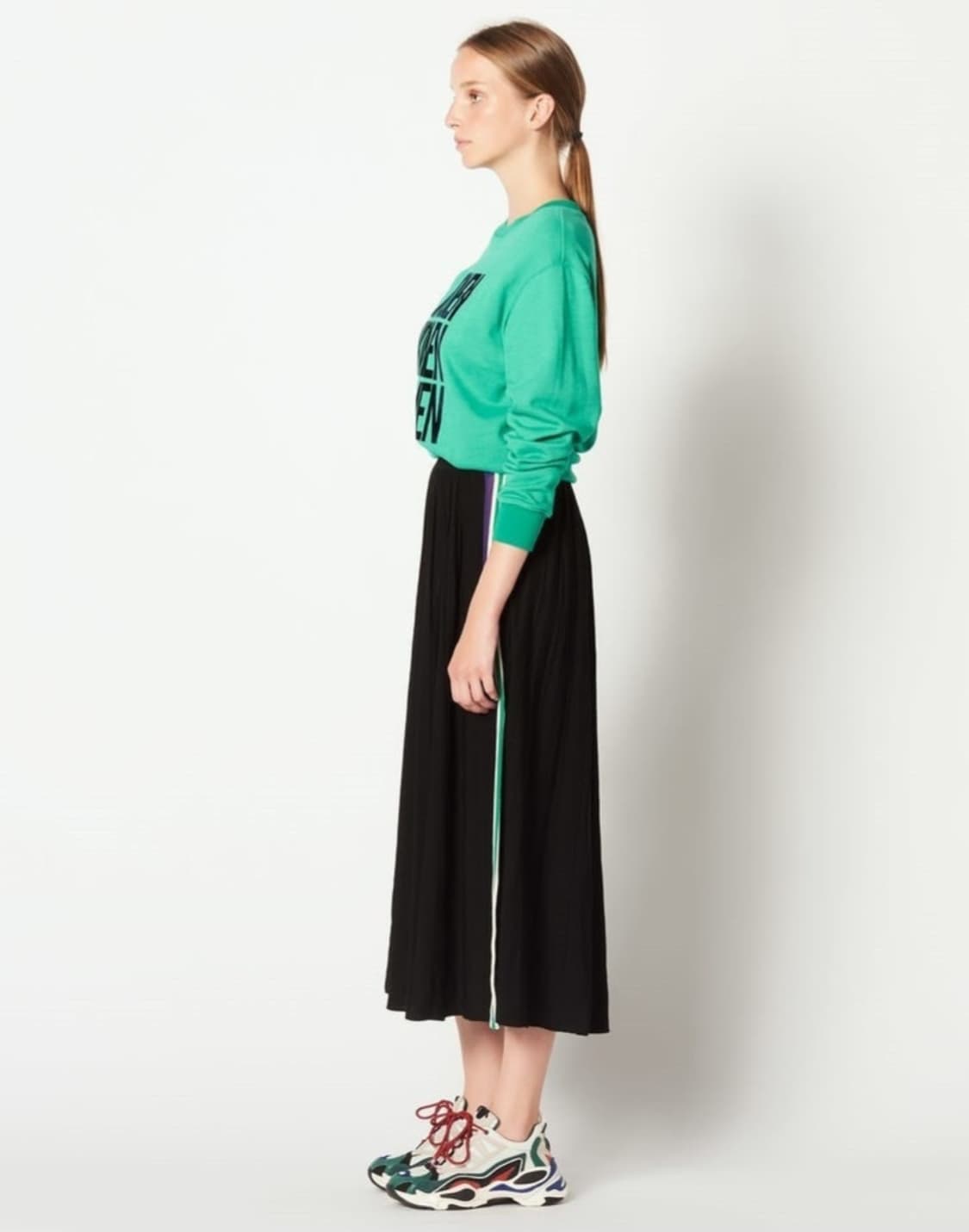 (새상품)산드로 허리밴딩 니트 롱스커트 상품이미지3