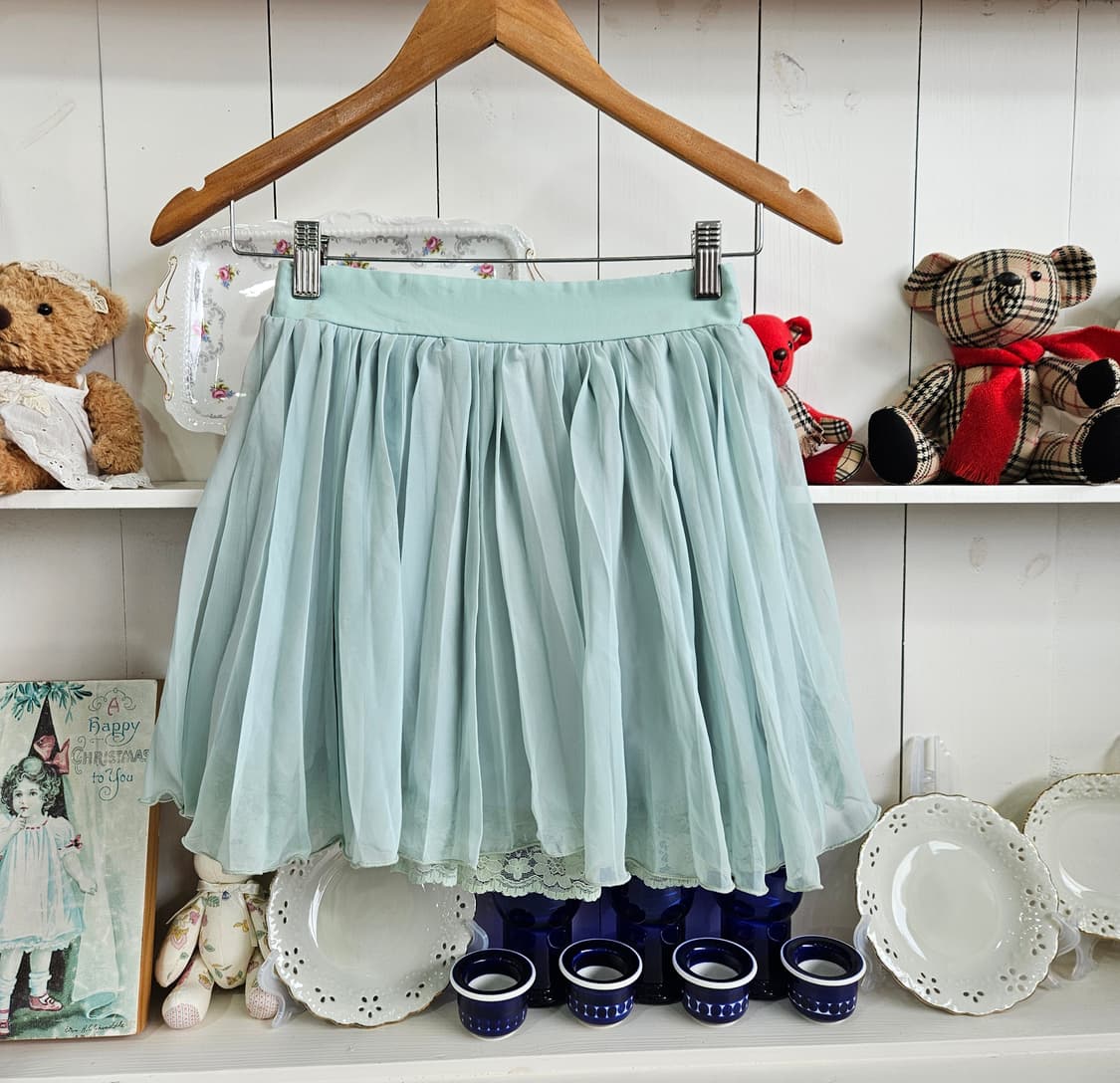 (INGNI) 쉬폰 레이어드 플레어 스커트 상품이미지1