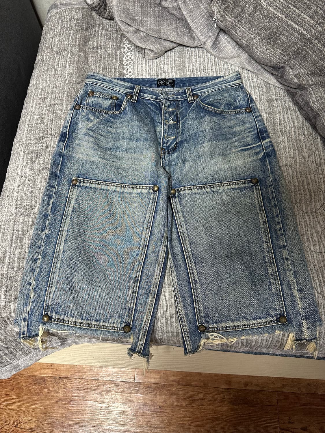 떠그클럽 더블니 쇼츠 3사이즈 상품이미지1