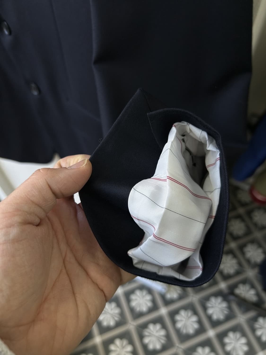 16015 - 타임 투피스 수트 셋업 (울 100%) (50 - 84) 상품이미지5