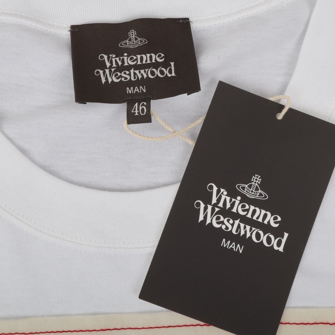 비비안웨스트우드 맨 키스 미 키티 롱슬리브 화이트 상품이미지8