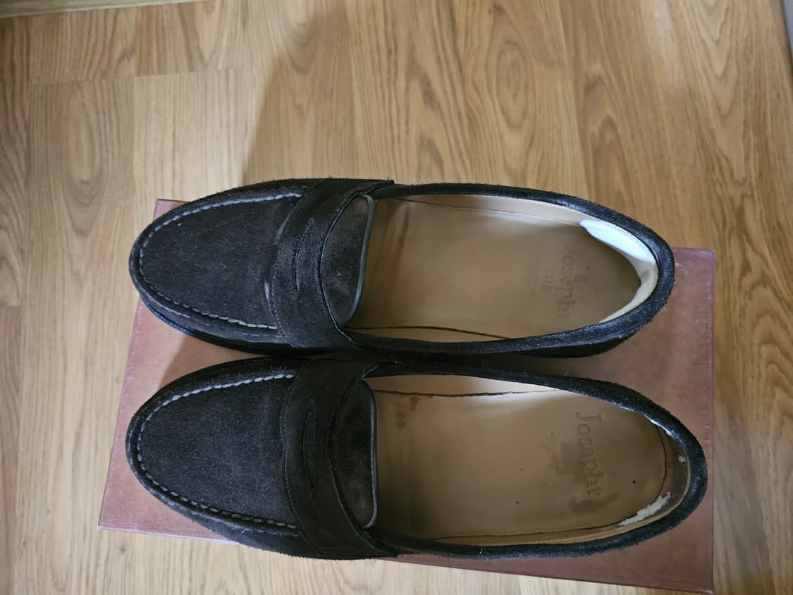 조셉트 102 페니로퍼(굿이어웰트 /스웨이드브라운) 상품이미지1