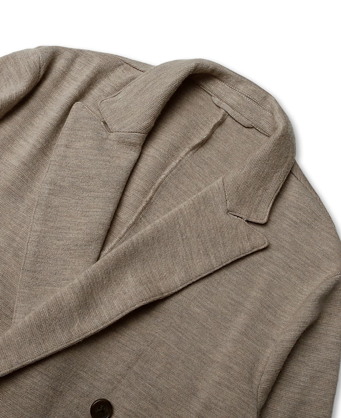 에토네 [Etonne] 네츄럴 니트 더블 가디건 자켓 캐주얼 자켓 베이지 상품이미지2