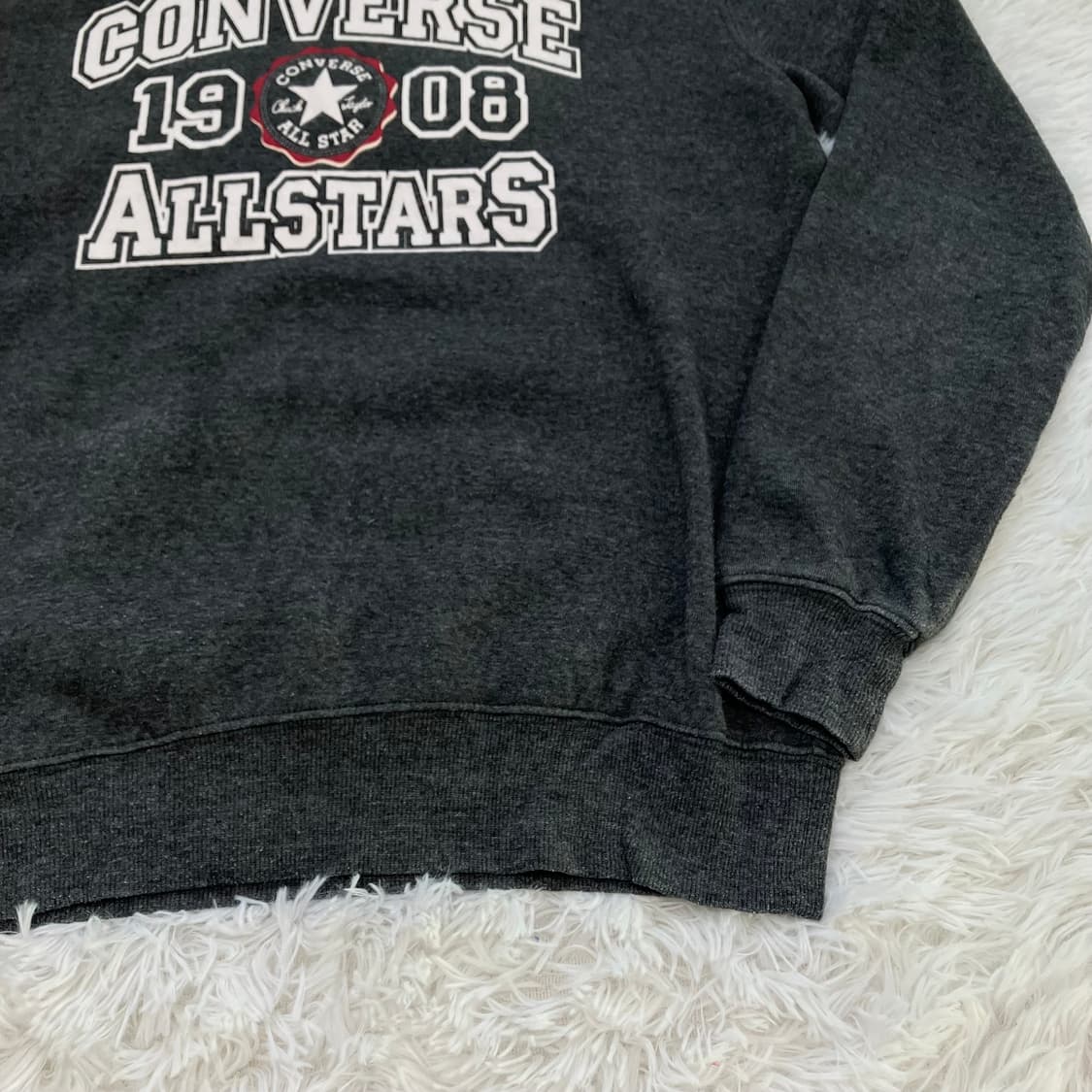 빈티지 컨버스 차콜 맨투맨 847 y2k 스트릿 모리 갸루 일본빈티지 펑 상품이미지4