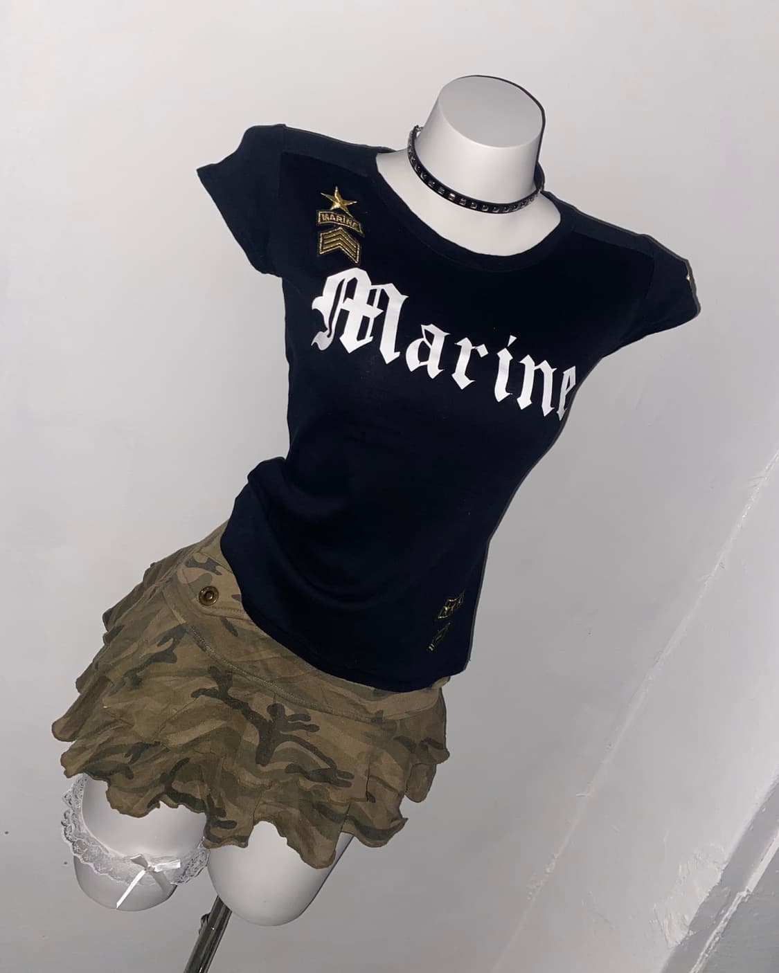 MICHEL KLEIN y2k Marine T-shirt 상품이미지3