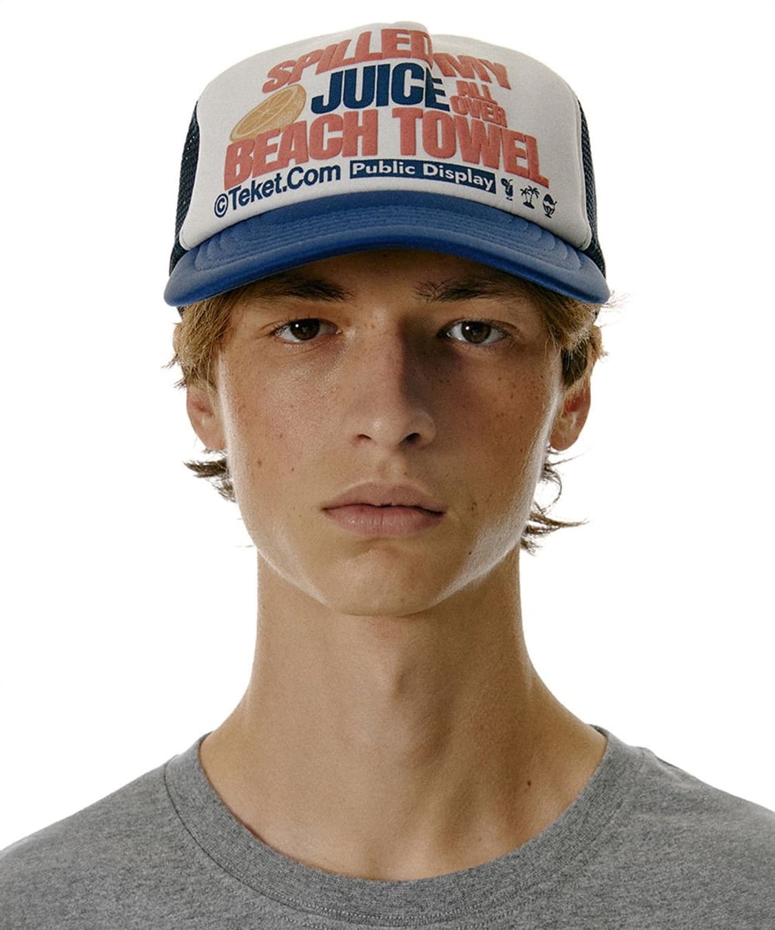 TEKET 테켓 그래픽 트러커 캡 네이비 상품이미지4