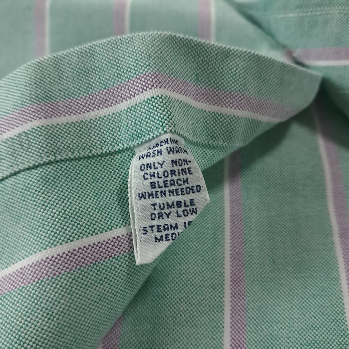 CK294 L 폴로 90s 홍콩판 커스텀핏 스트라이프 셔츠 남방 상품이미지5