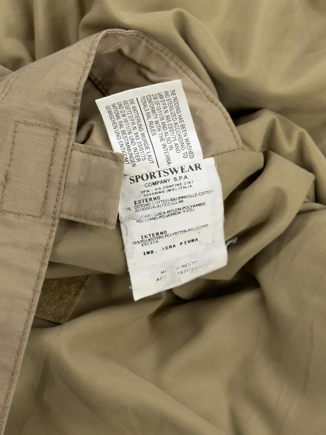 90‘s CP컴퍼니 PIUMA D’OCA 다운 코트 상품이미지9