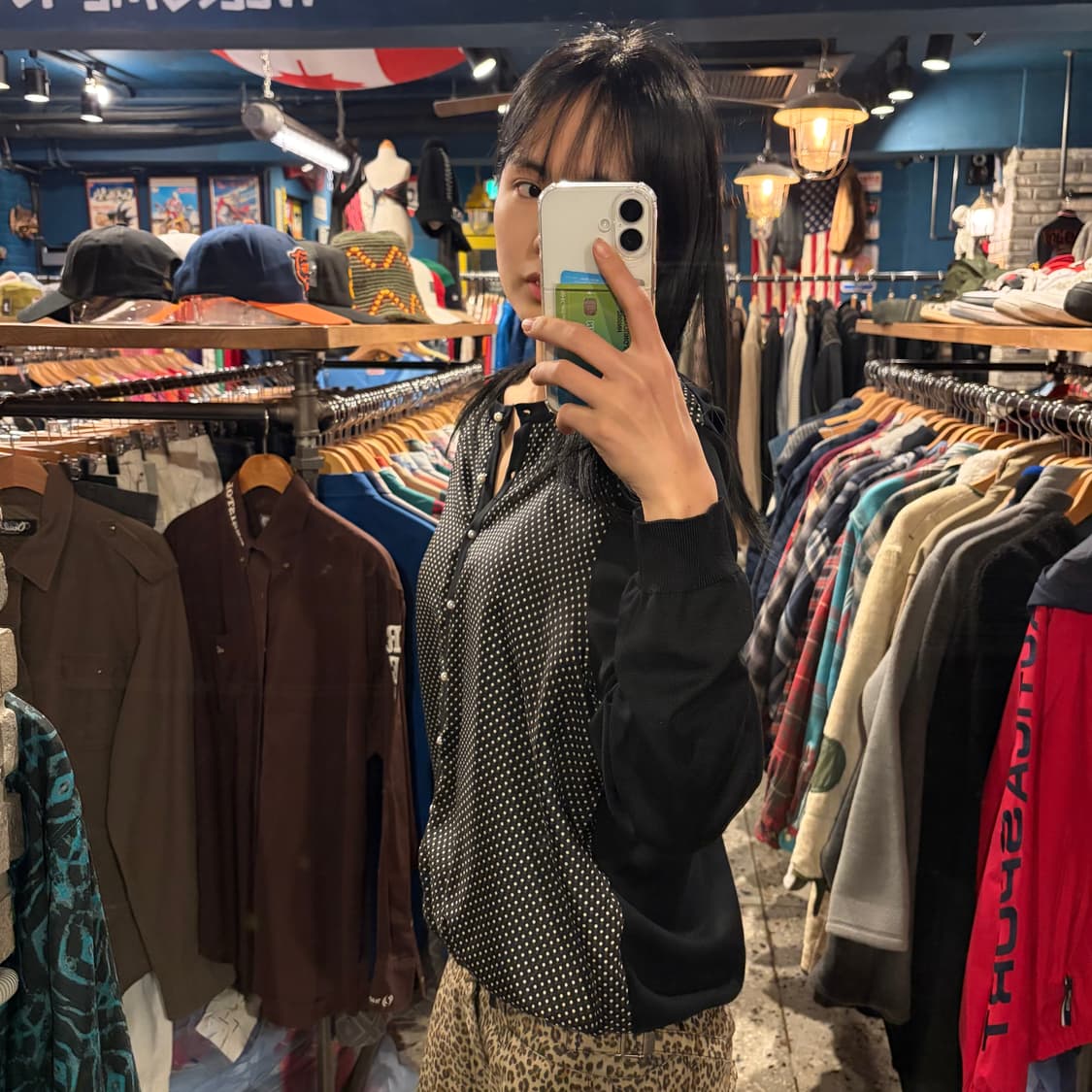 Polo Ralph Lauren 폴로 랄프로렌 도트 진주 배색 가디건 상품이미지3