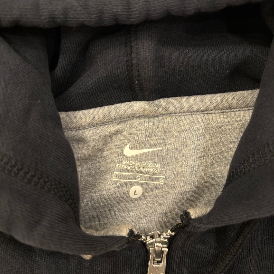 나이키 스우시 블랙 후드집업 상품이미지3