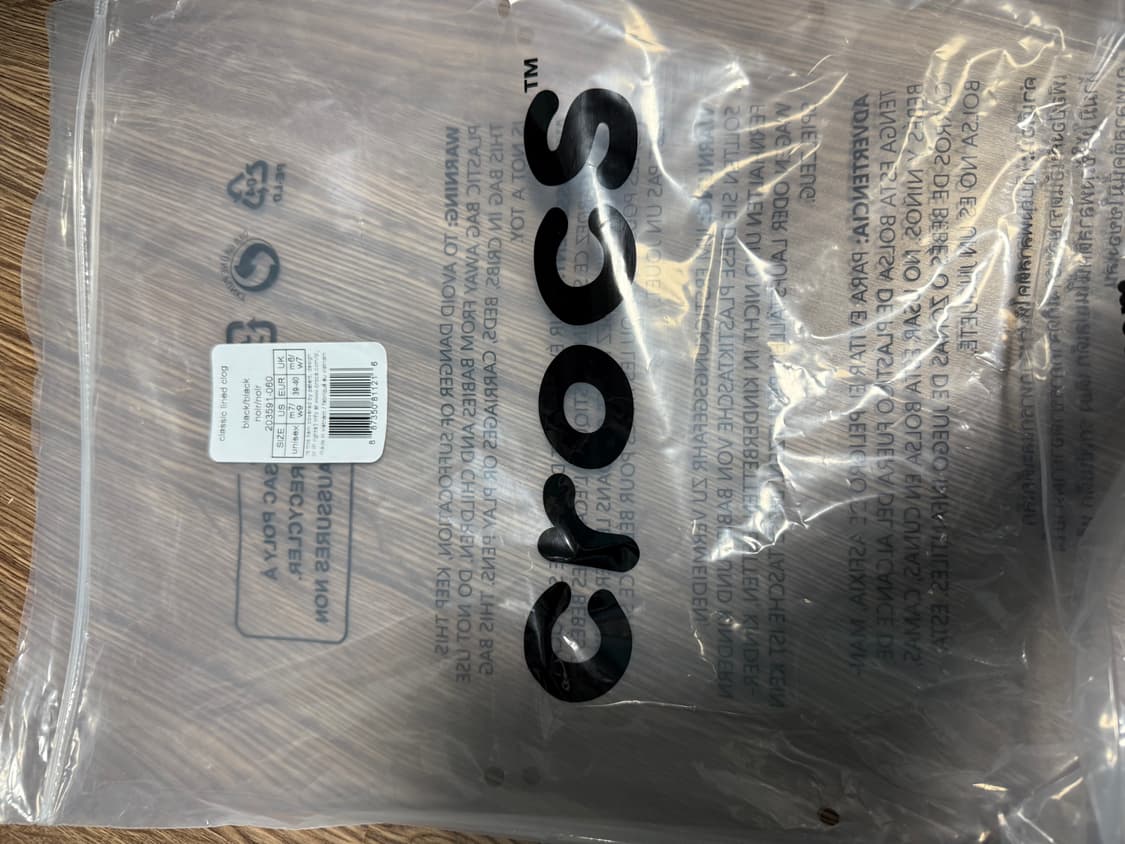 크록스 기모(털안감) 클래식 클로그 260 블랙 상품이미지4