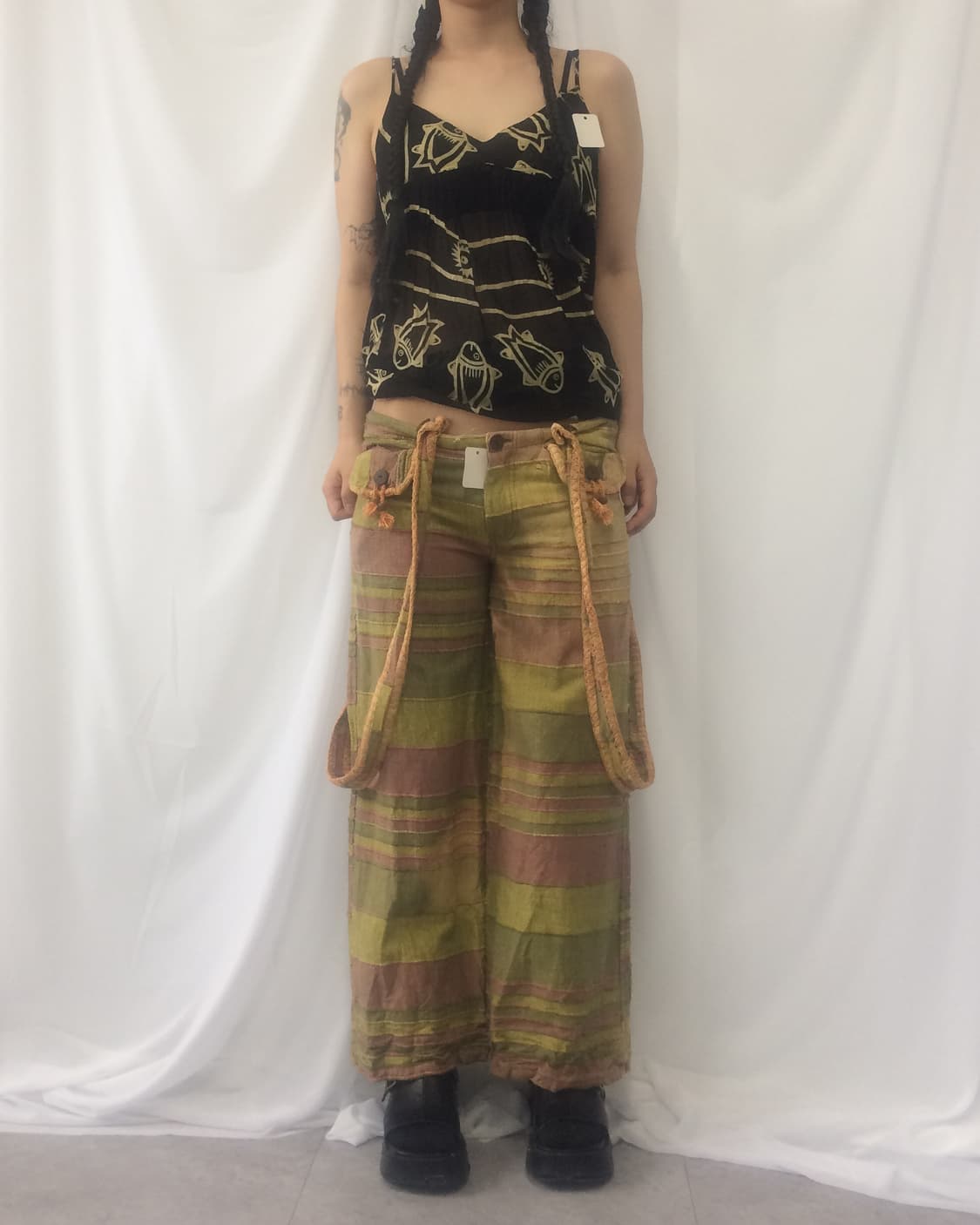 Ethnic mood suspender pants 상품이미지6