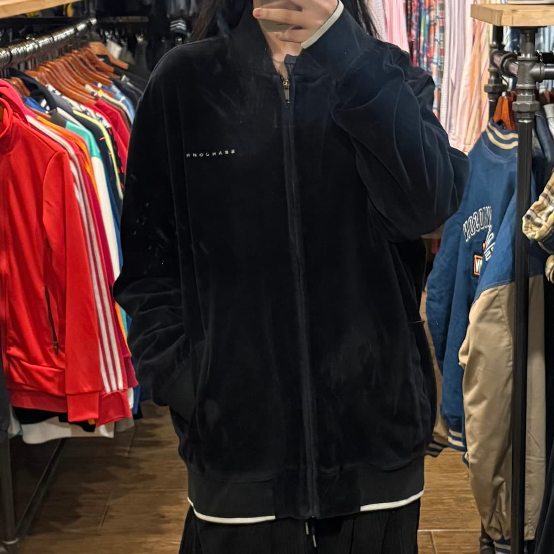 [HI] VTG 벨벳져지 블랙 상품이미지1