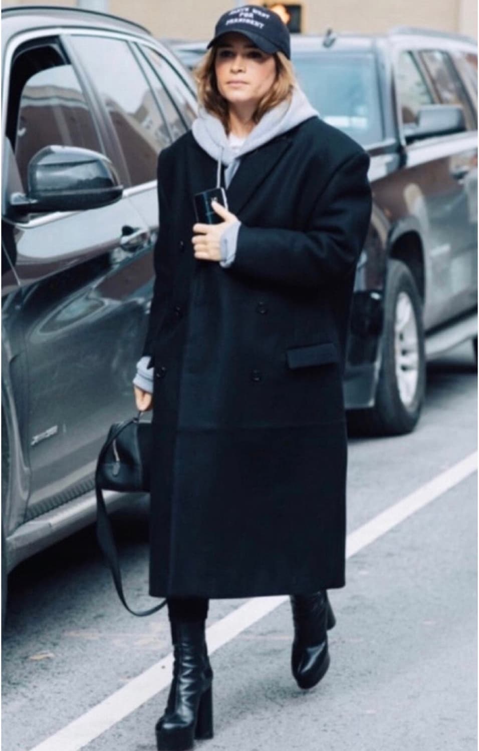 [S]베트멍 VETEMENTS 넥자수로고 멜튼울 코트 상품이미지9