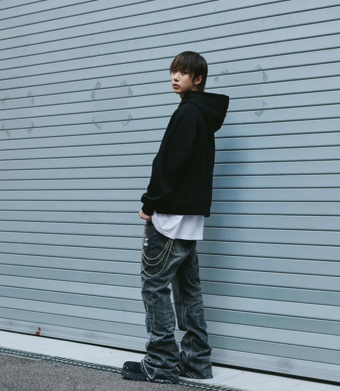 로어링라드 플레어 워시드 데님팬츠 상품이미지2