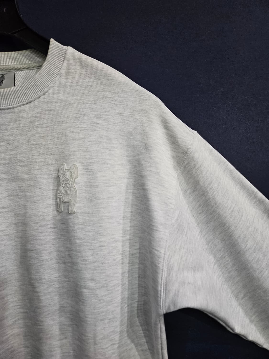 라이프워크 라이트그레이 남성 오버핏 95 맨투맨  상품이미지4