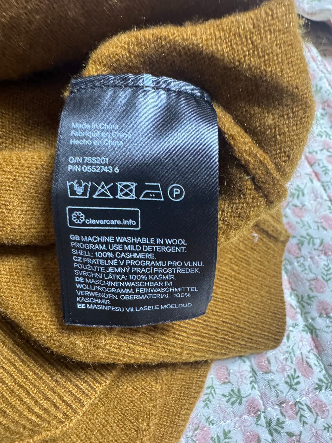 h&m 에디션 캐시100 니트  상품이미지4