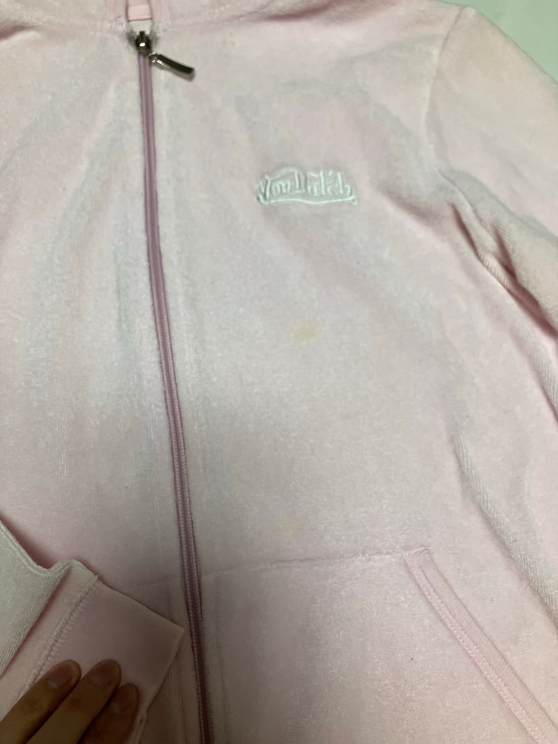 본 더치 딸기우유 버블검 핑크 테리 셋업 트레이닝 L 상품이미지5