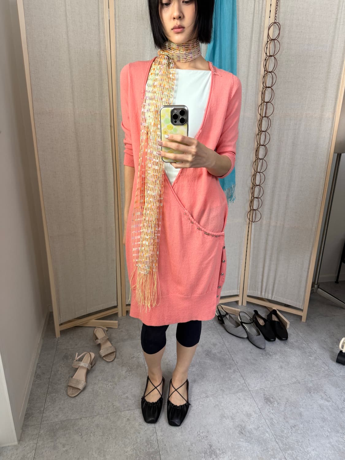 스나오쿠와하라 롱 가디건 상품이미지1