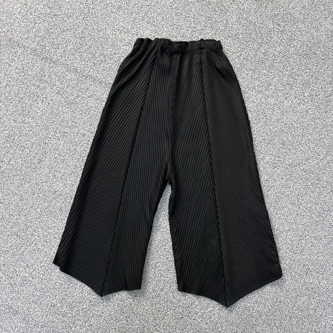 실측확인 빈티지 여성 플리츠 와이드 바지 0331J 상품이미지3