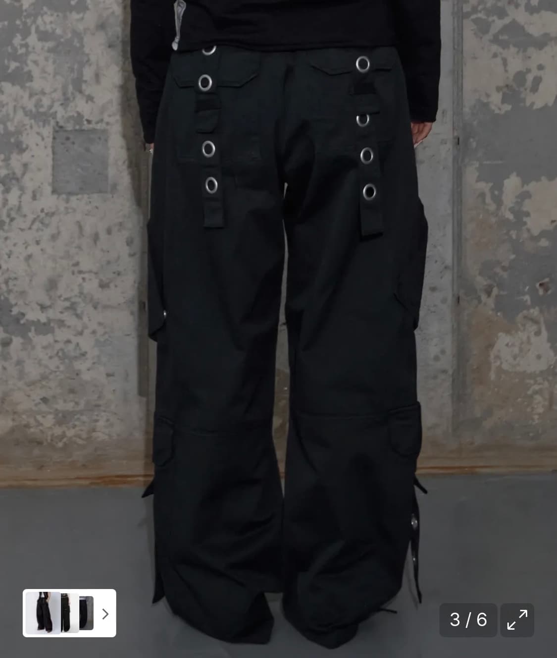 팬시클럽 다테처블 카고 스트랩팬츠  상품이미지2