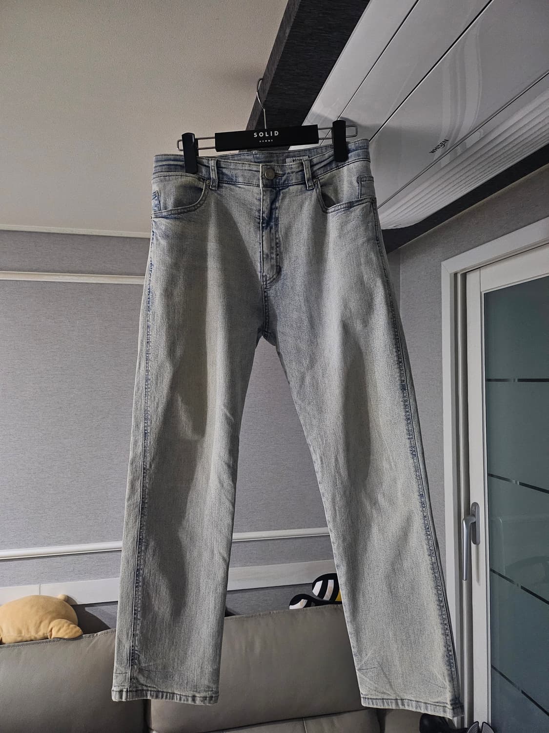 [거의 새것] 시스템옴므 연청 데님 청바지 슬림핏 팬츠 82 상품이미지1