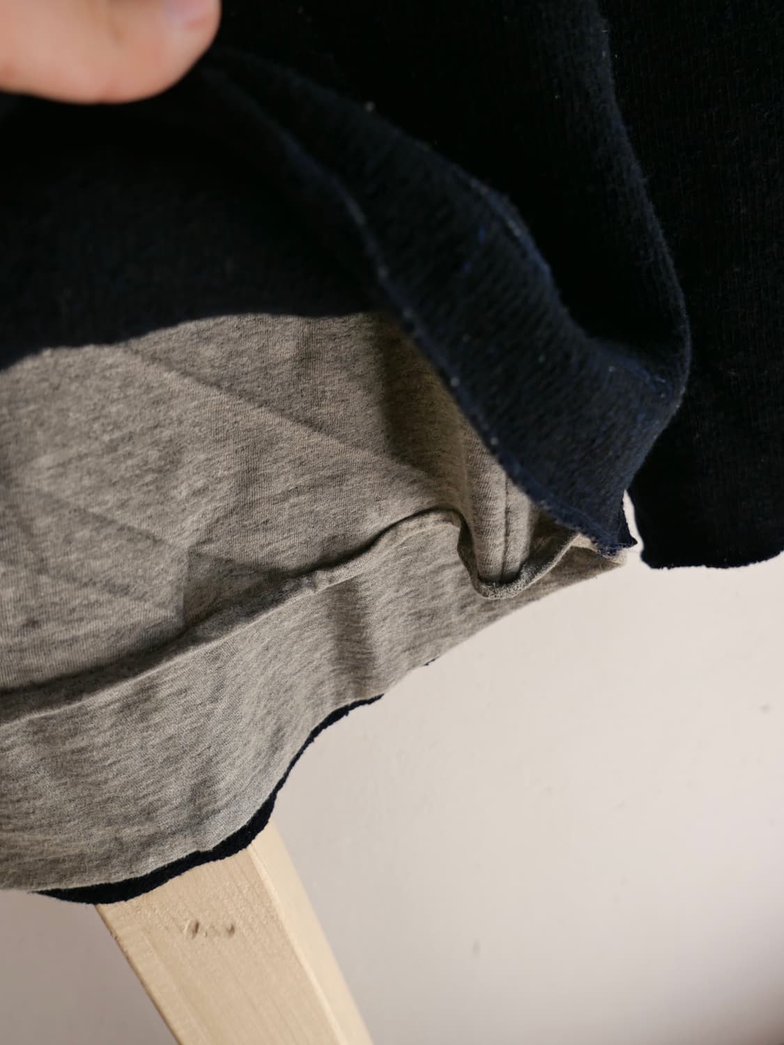 레미 릴리프 레이어드 니트 후디 상품이미지3