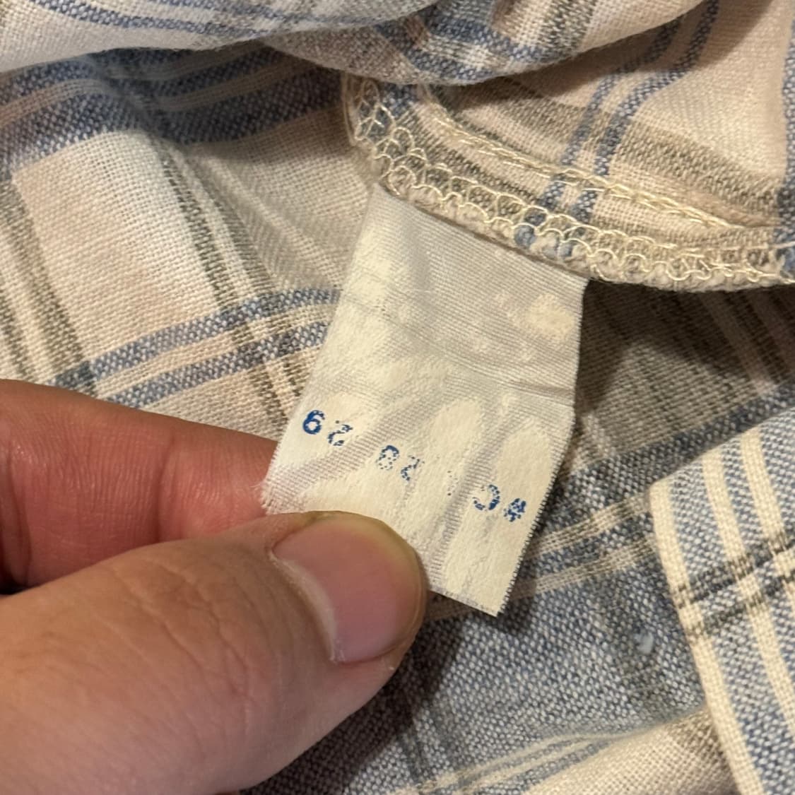 올드 스투시 90s 린넨 반팔 셔츠 (XL) 상품이미지9