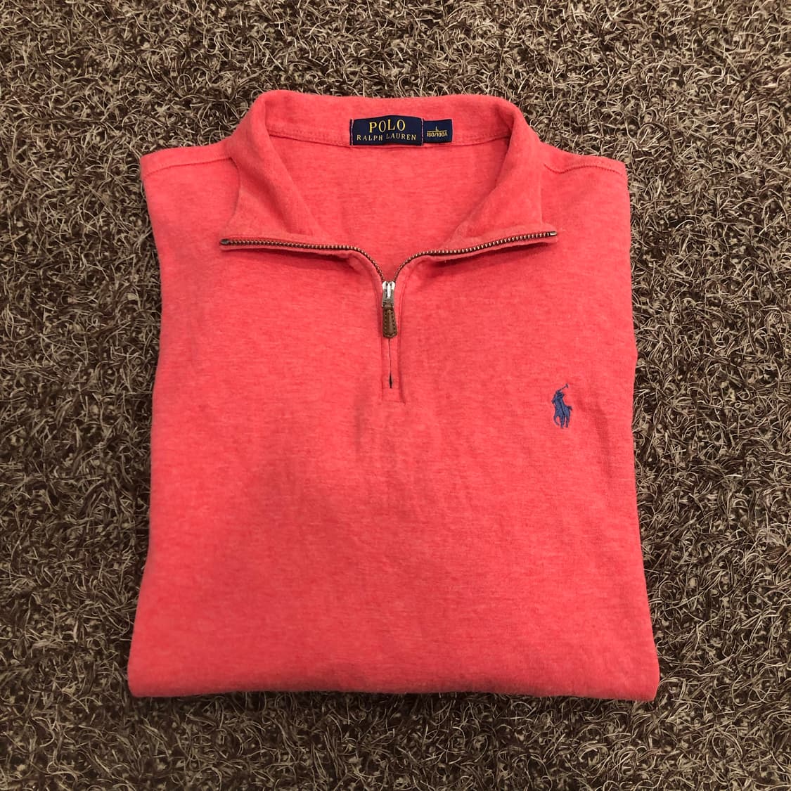 폴로 랄프로렌 하프집업 핑크 니트 상품이미지1