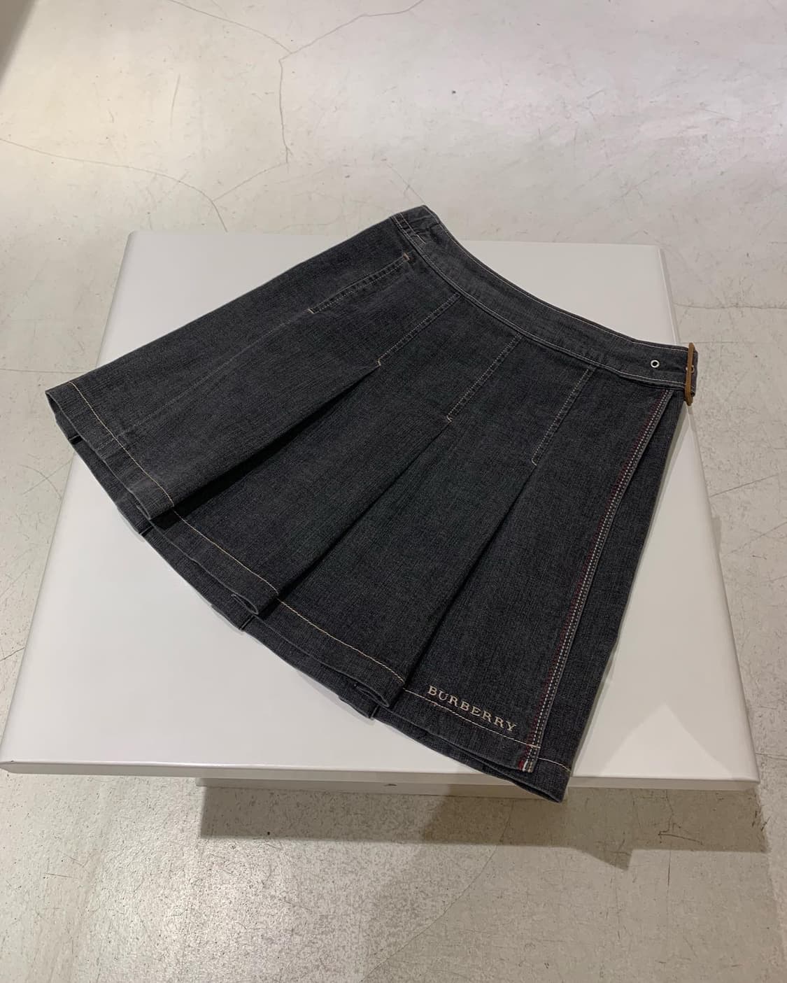 버저리 데님 스커트 상품이미지9
