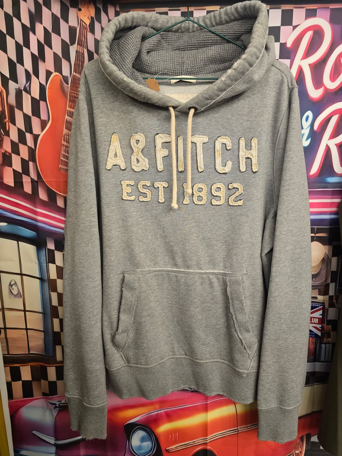 아베크롬비 앤 피치(Abercrombie & Fitch)회색 후드티 상품이미지1