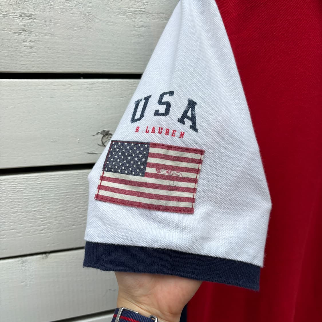 Polo 폴로 성조기 USA 반팔 카라티 상품이미지5