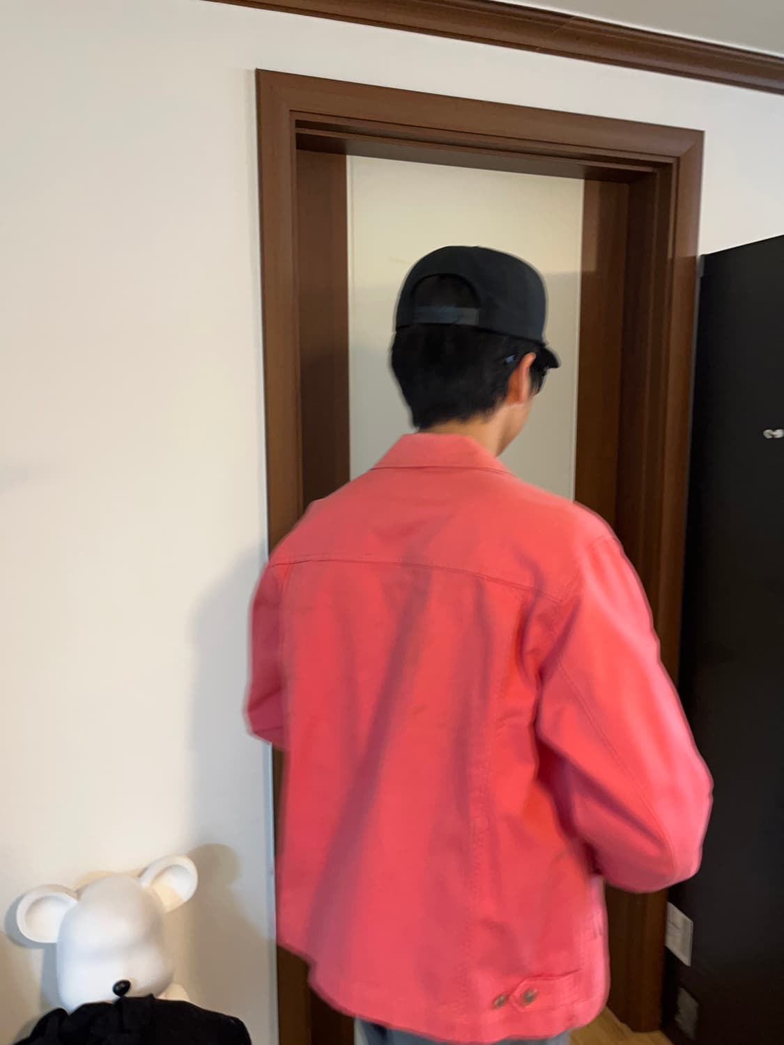 폴로 핑크 빈티지 자켓. 상품이미지3