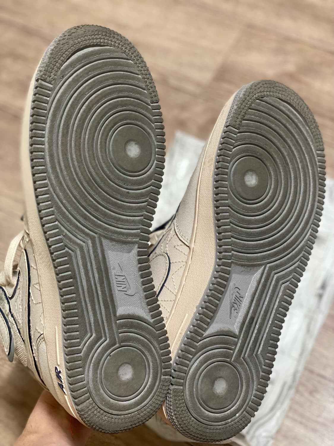 AIRFORCE 1 MID ‘07 펄화이트 +바조우끈 상품이미지7