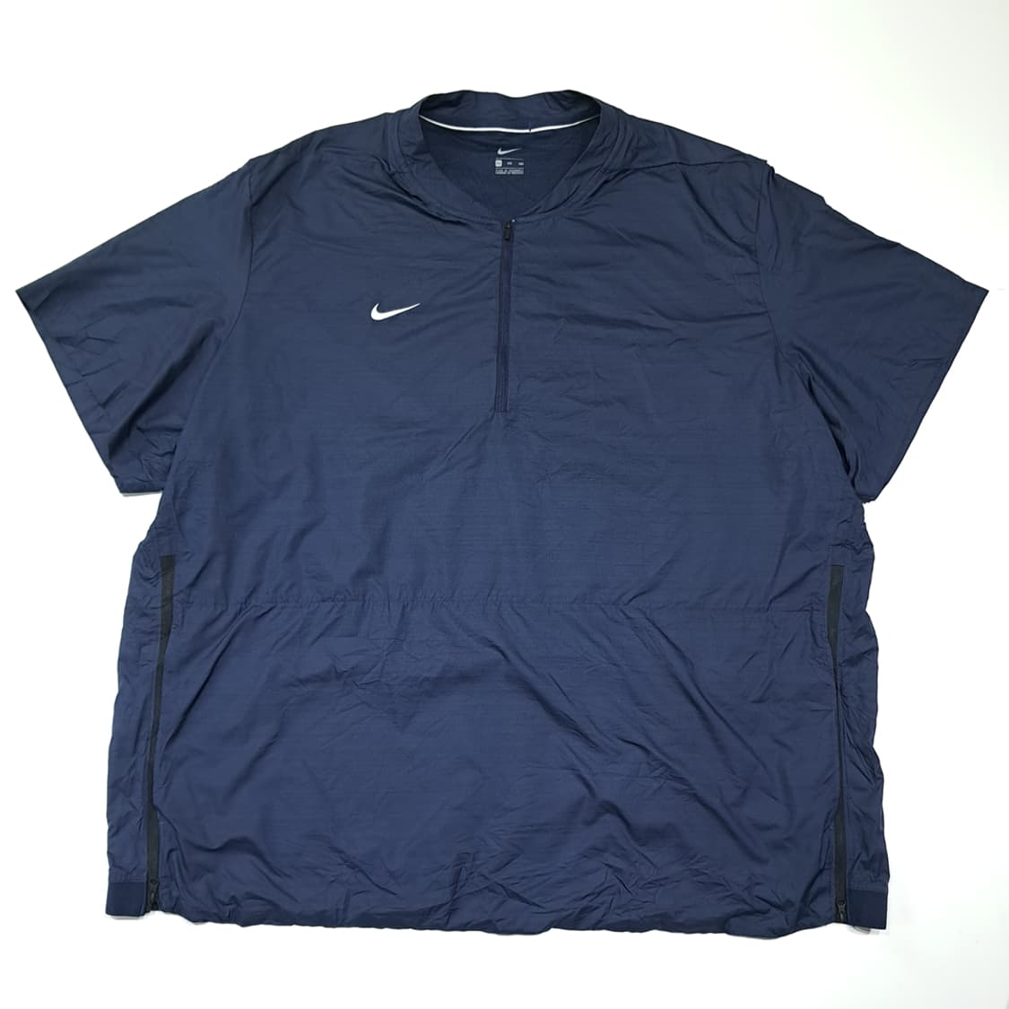 CK085 4XL 나이키 네이비 바람막이 반팔 아노락 상품이미지1