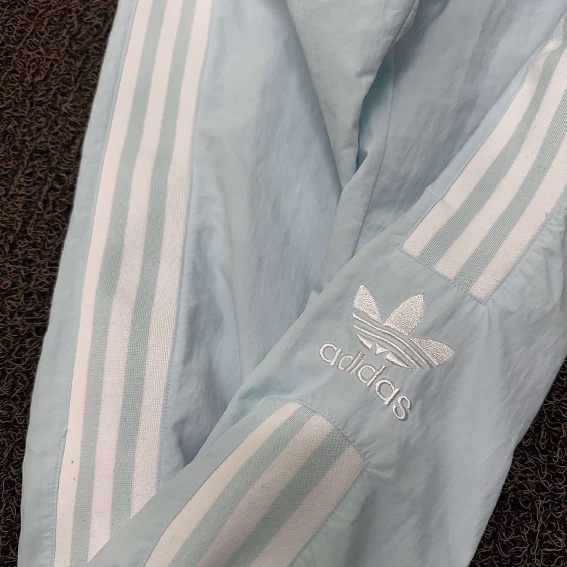 아디다스 트랙 조거팬츠 하늘색 S 26.5인치 상품이미지5