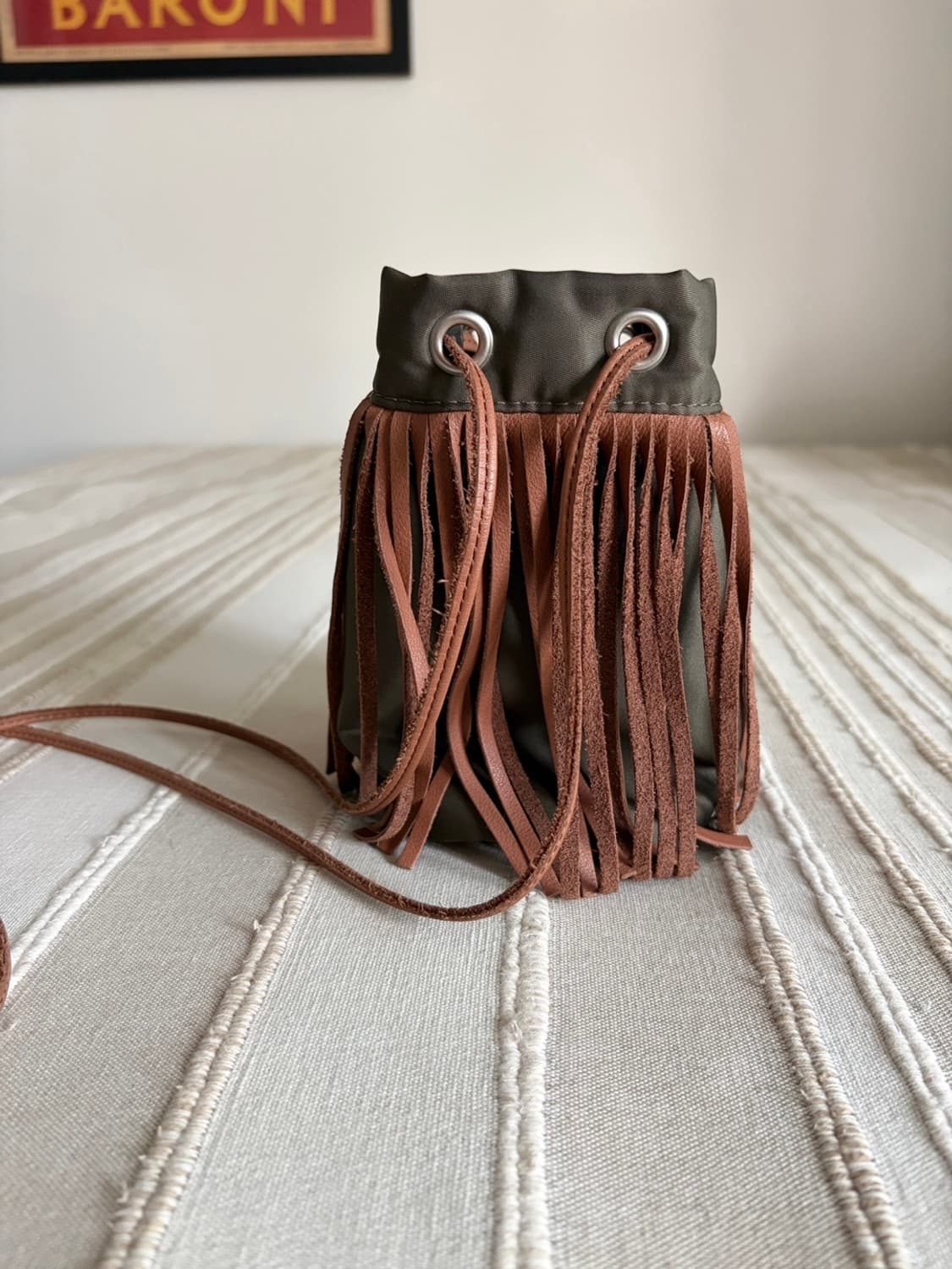 [hobo] cow leather fringe drawstring bag 상품이미지8