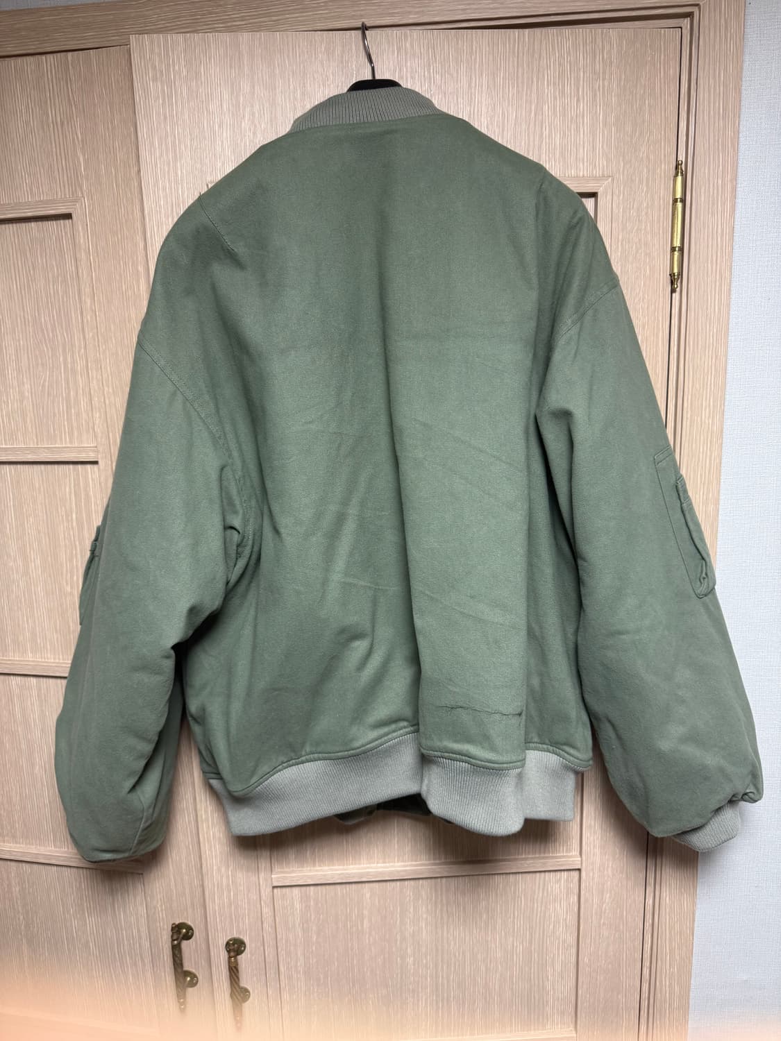 파프롬왓 몰스킨 봄버 카키 2 상품이미지3