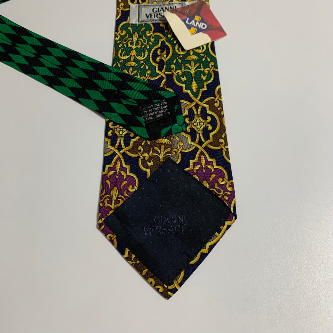 베르사체(VERSACE) 기하학적패턴 클래식 정장넥타이 최상급 상품이미지6