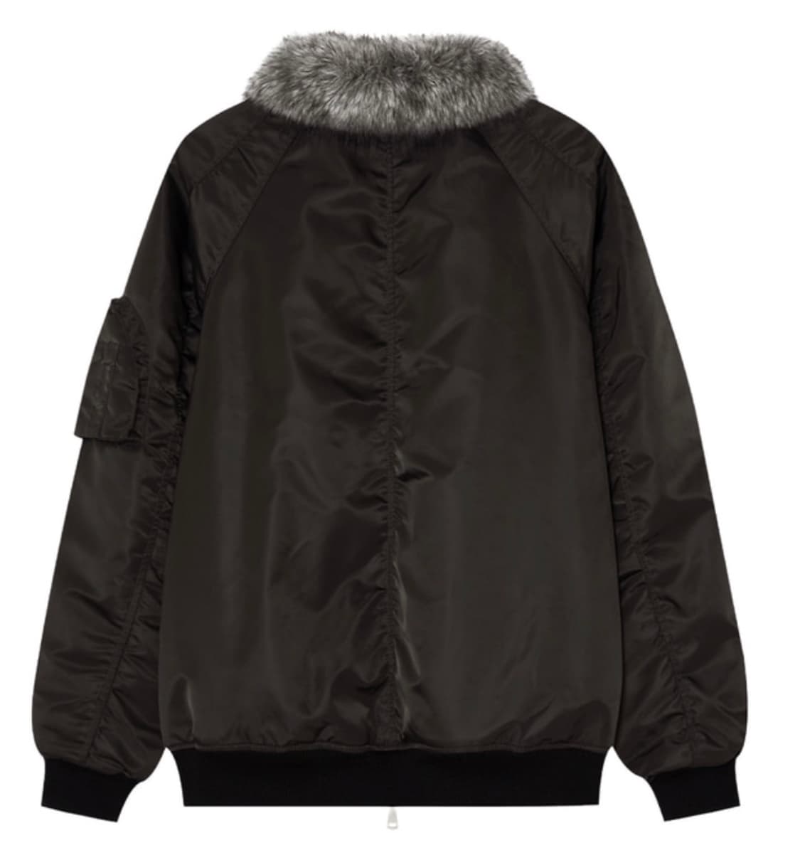 투머치택스 FAUX 퍼 봄버자켓 챠콜 S 상품이미지6