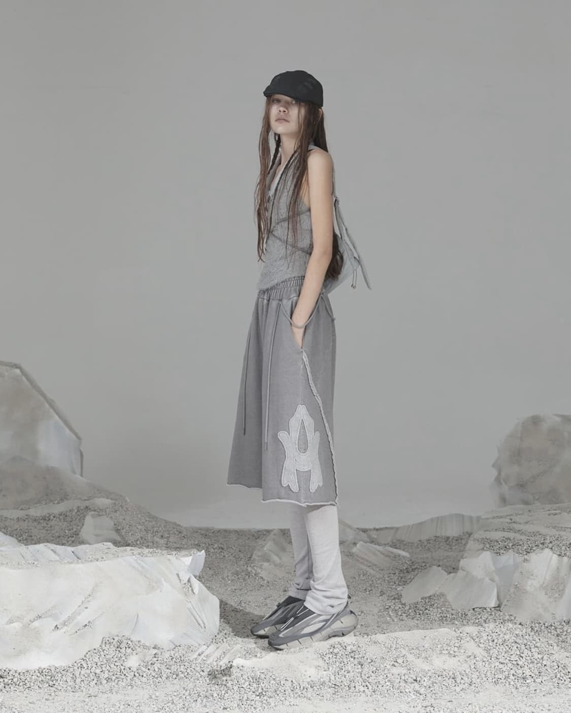 OJOS 오호스 나일론 메쉬 뉴진스 헌팅캡 모자 상품이미지4