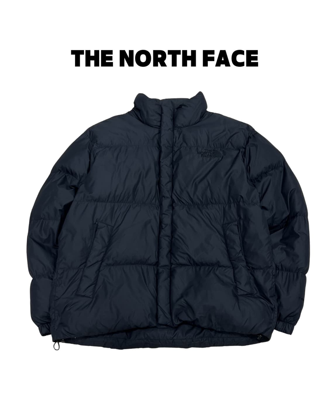 노스페이스패딩 화이트 라벨 리버턴 다운 재킷 블랙  상품이미지1