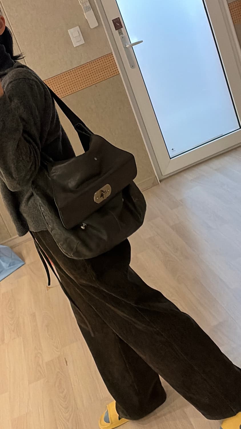 시스템 소가죽 숄더백  상품이미지6