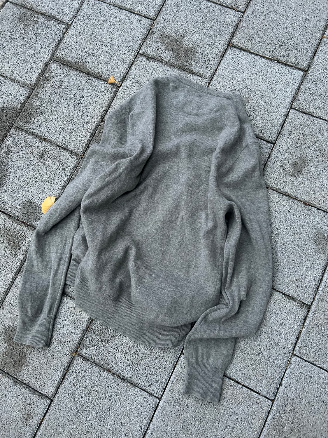 *rare* polo 폴로 그레이 실버 포니 니트  상품이미지4