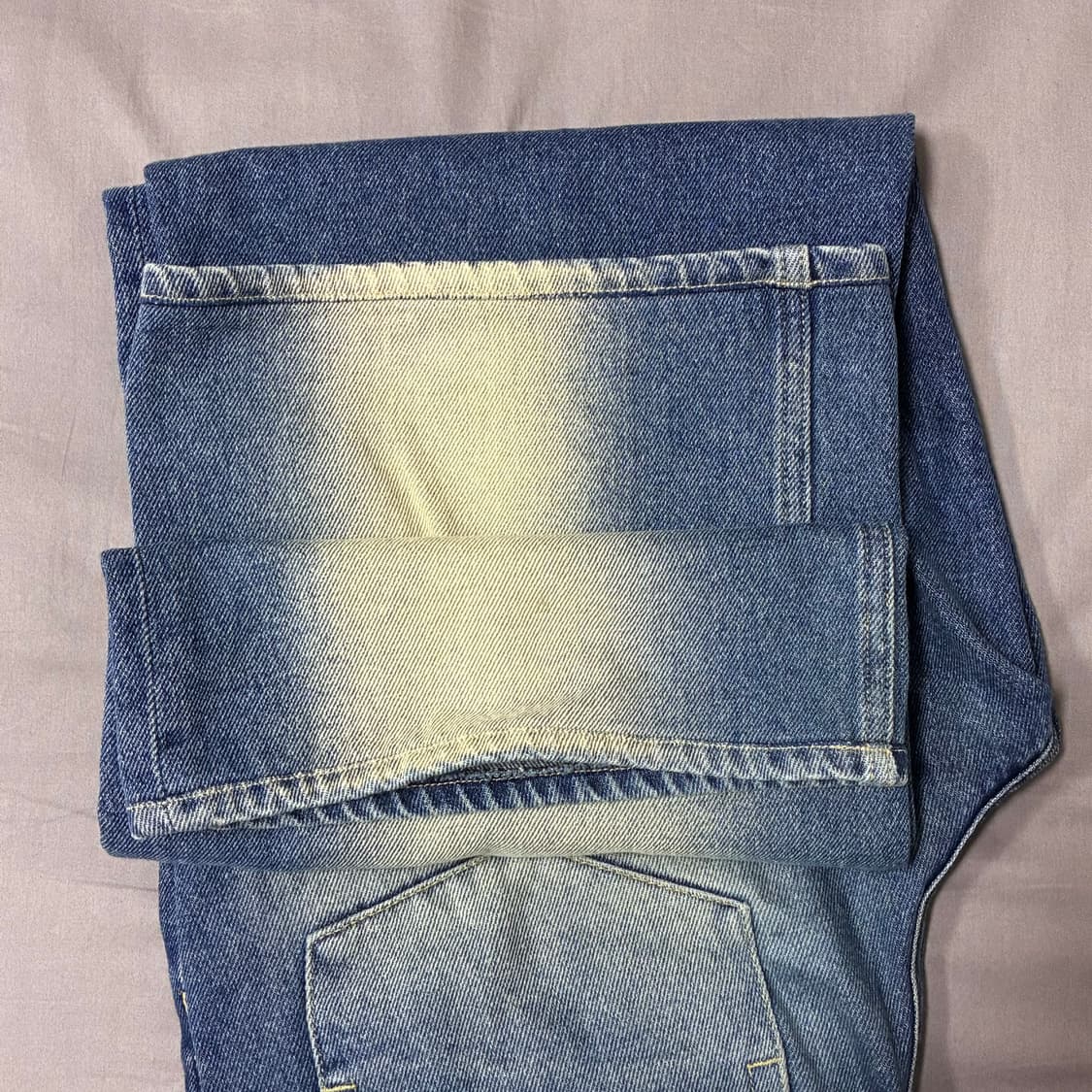 세터Satur 브루클린 뉴트로 와이드 워시드 데님 팬츠 S 상품이미지6