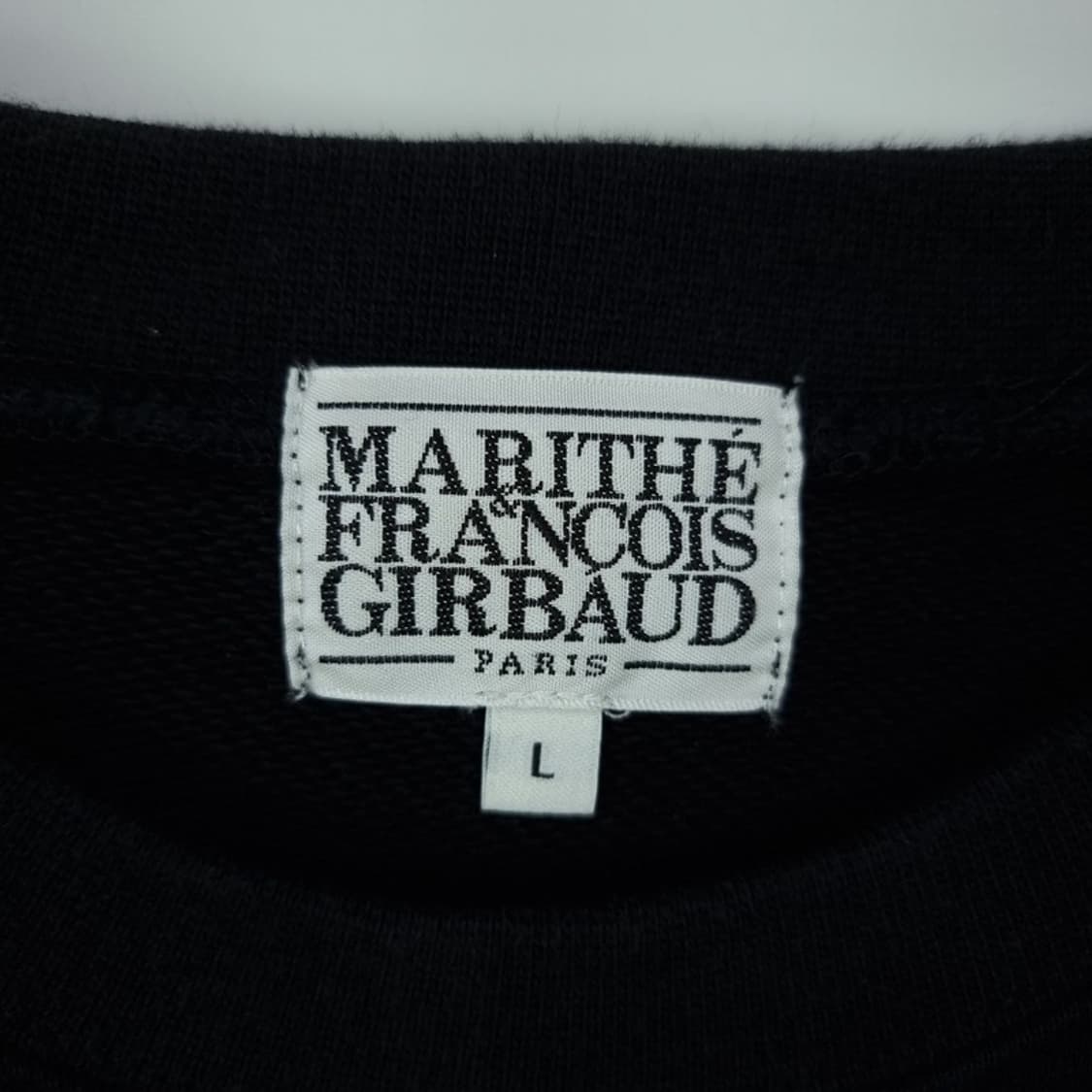 [마리떼프랑소와저버] 빅로고 프린팅 오버핏 맨투맨 블랙 M19180 상품이미지7